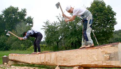 Barefoot hewing